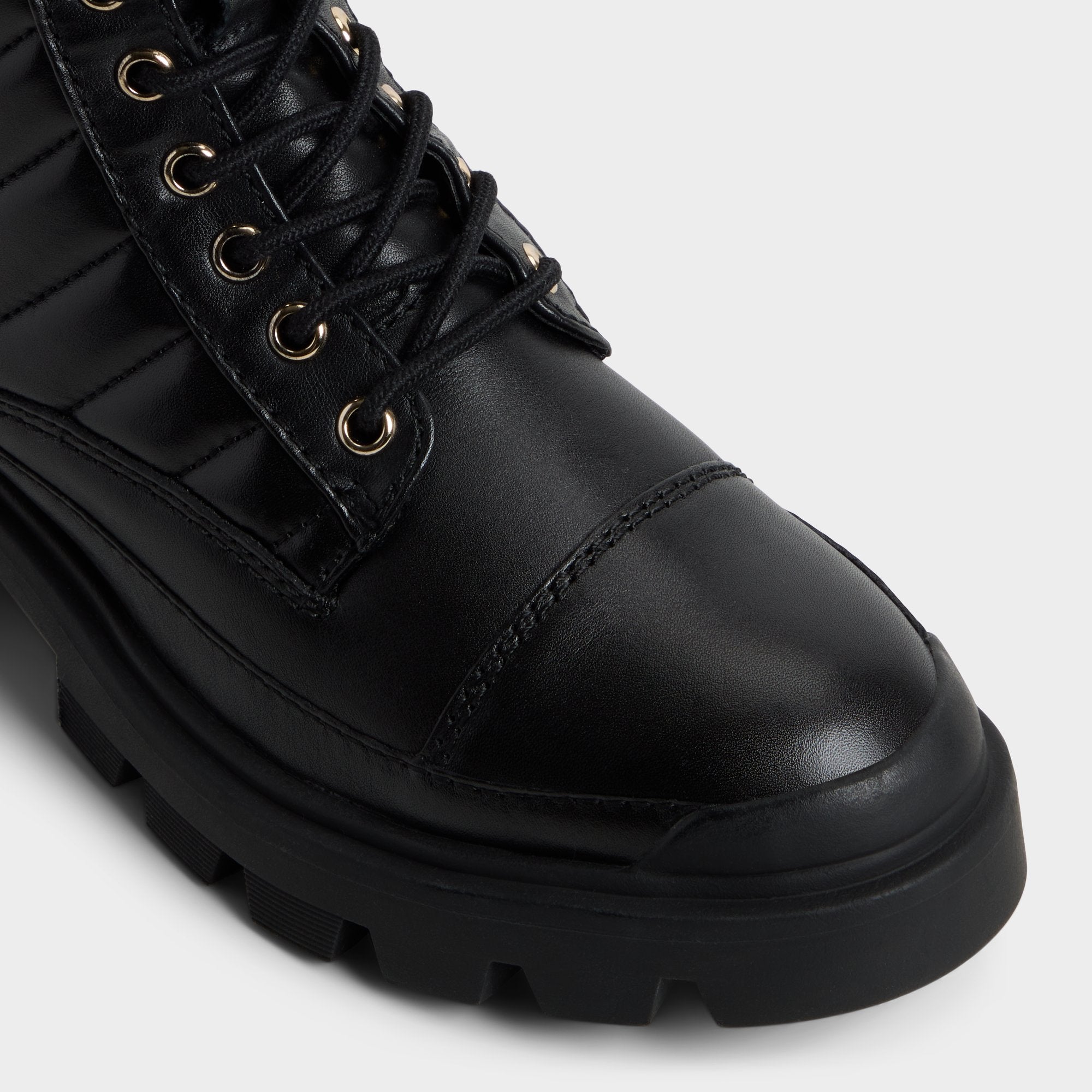 ALDO Quilt bottines combat matelassées noires pointure 38