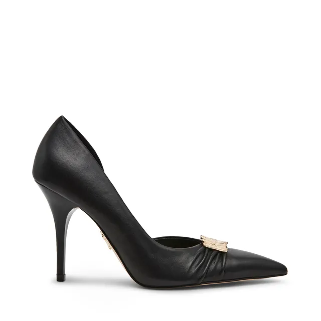 Steve Madden Admiral Pump escarpins cuir noir talon 7 cm