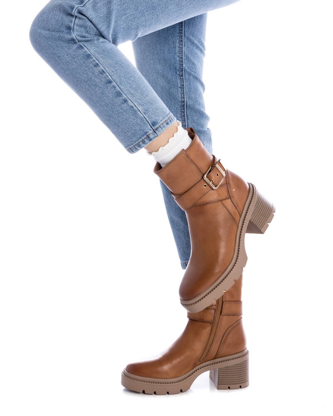 Carmela 161916 16191602 bottine marron cuir talon 7 cm