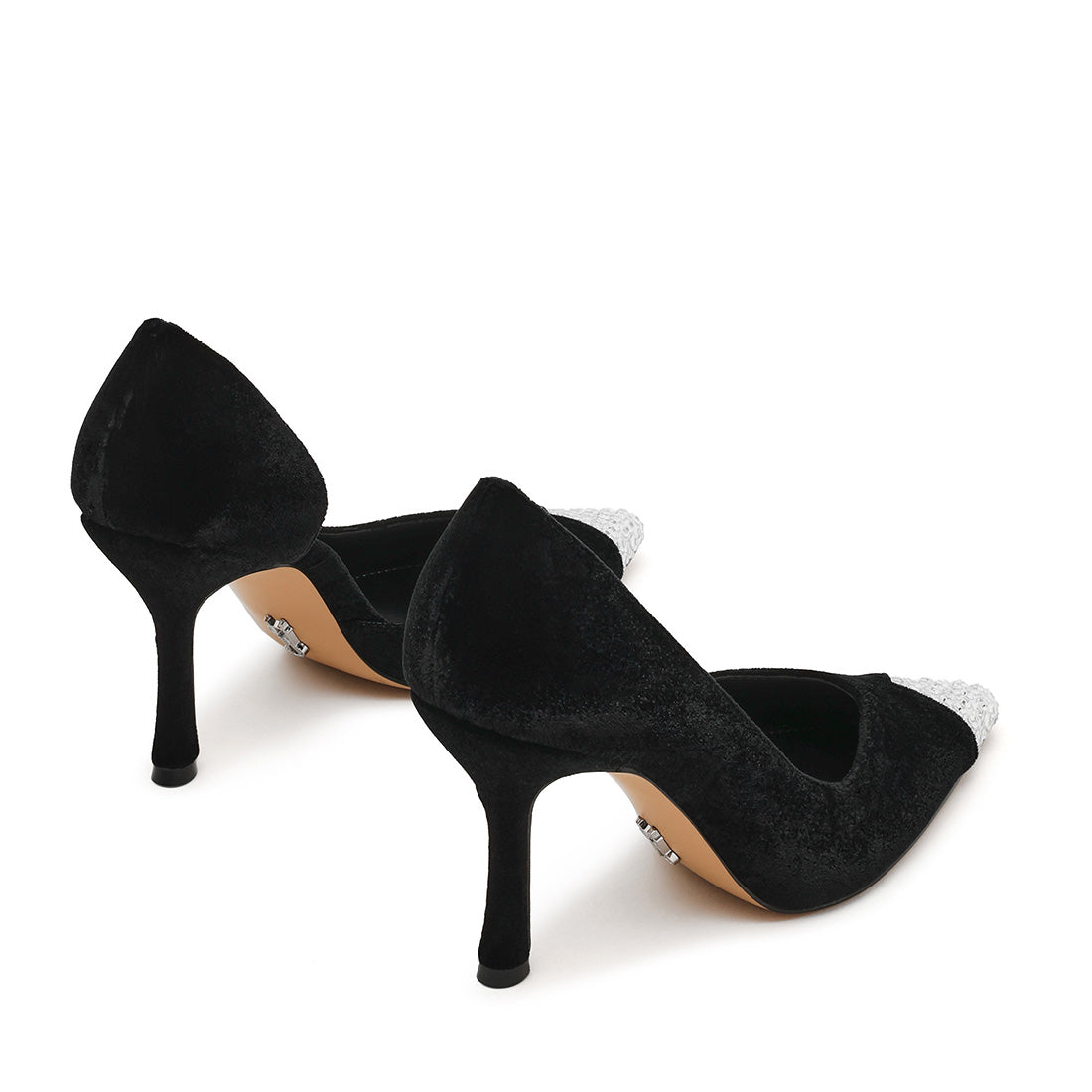 Steve Madden Refuel-R escarpins velours noir 9 cm
