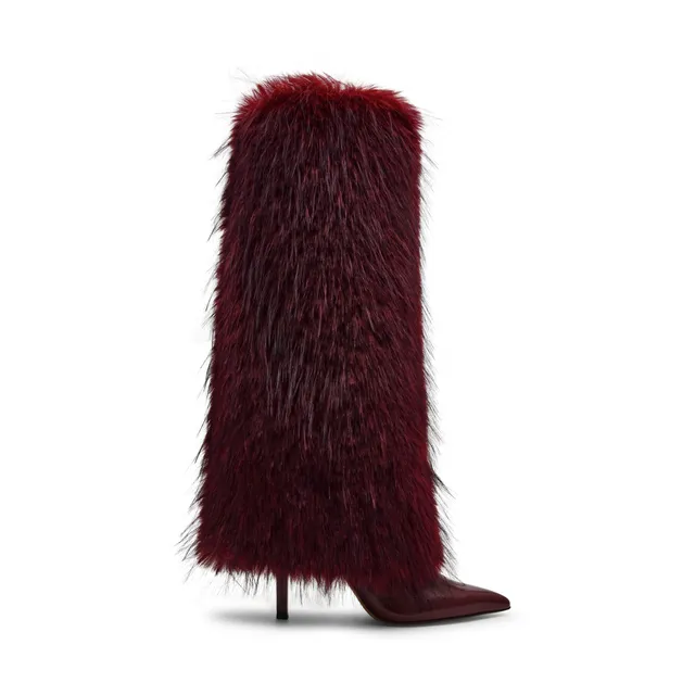 Steve Madden Icon bottes bordeaux talon 9,5 cm