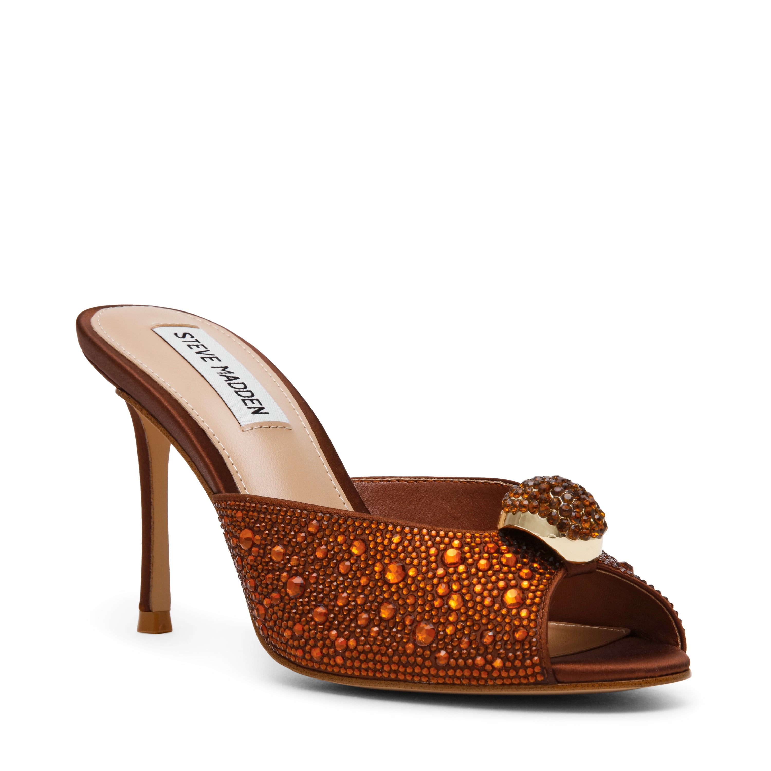 Steve Madden Regalia mule marron bronze talon