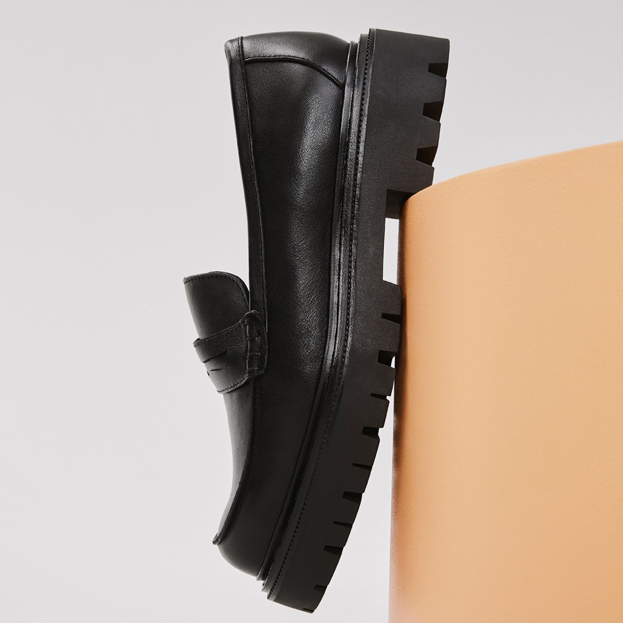 ALDO Bigstrut mocassins talon femme crantés