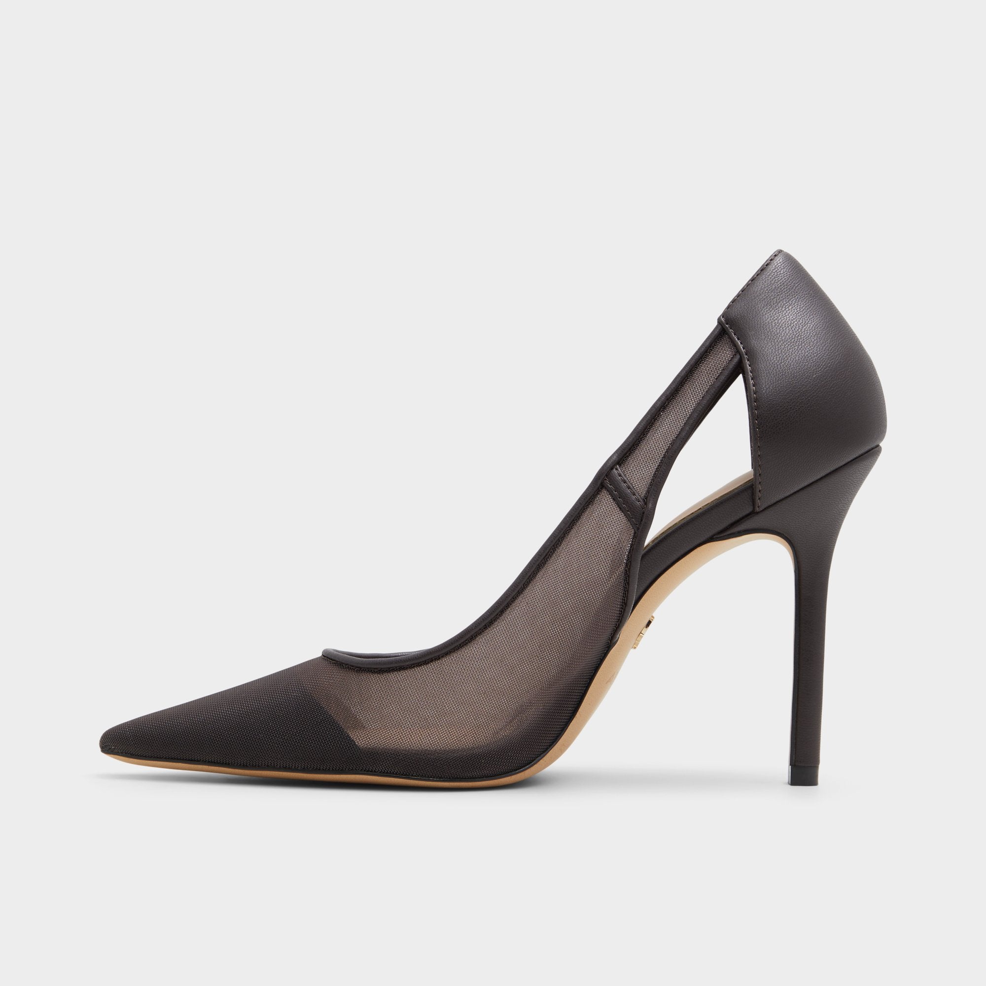 Aldo Ebenezer escarpins mesh marron talon
