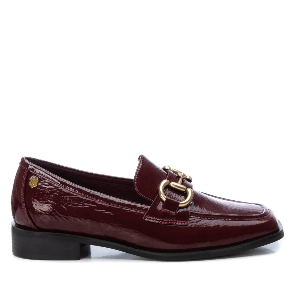Carmela 16114902 Mocassins Femme Rouge Verni Plat