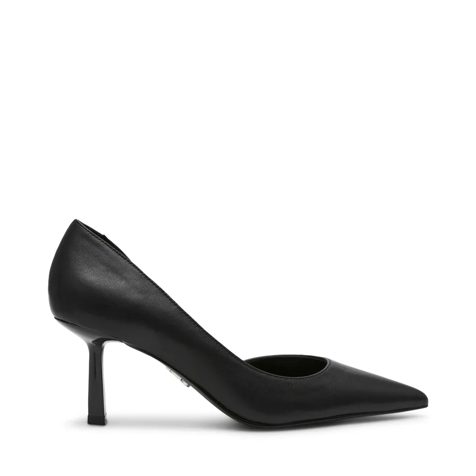Steve Madden Vena escarpin cuir noir talon 8,5 cm