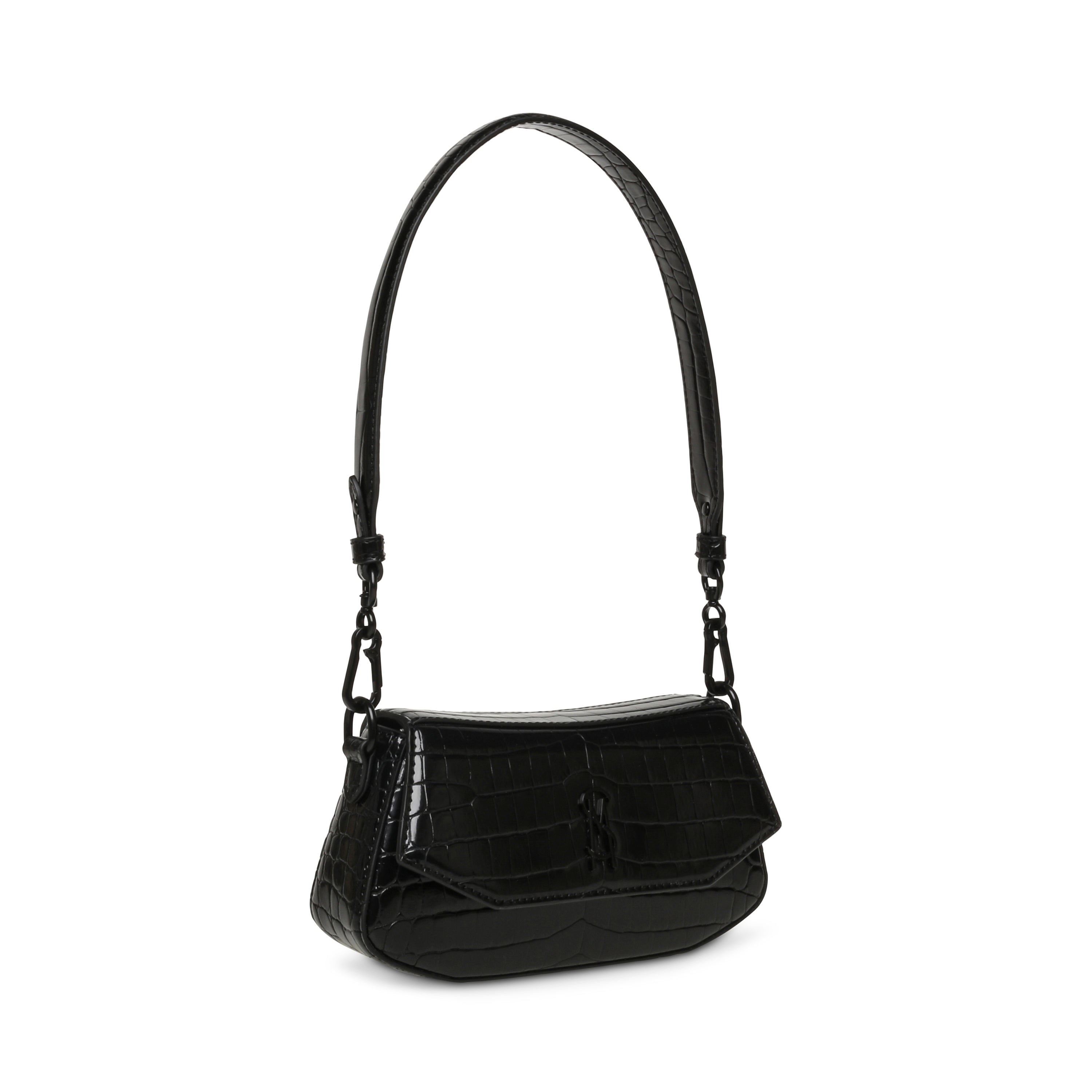 Steve Madden Btaiga-E sac épaule noir rabat 21 cm