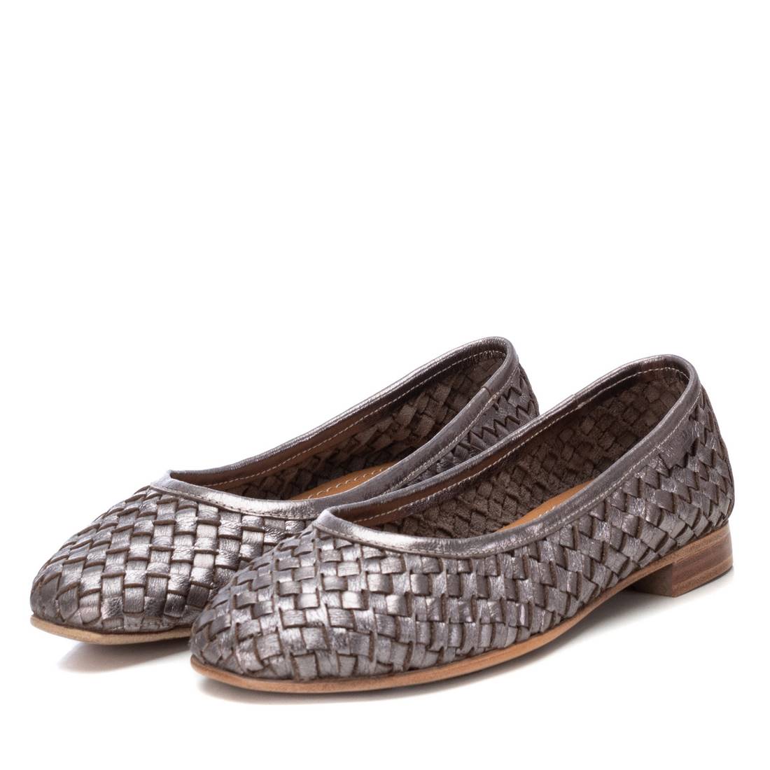 Carmela 16127702 ballerine cuir gris femme