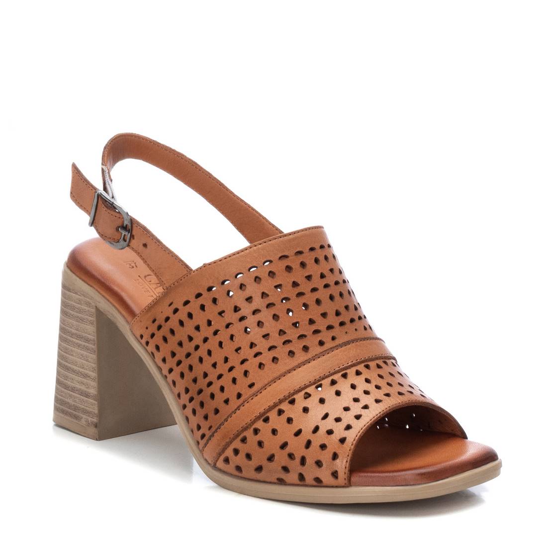 Carmela 16065101 sandale femme cuir marron talon 9 cm
