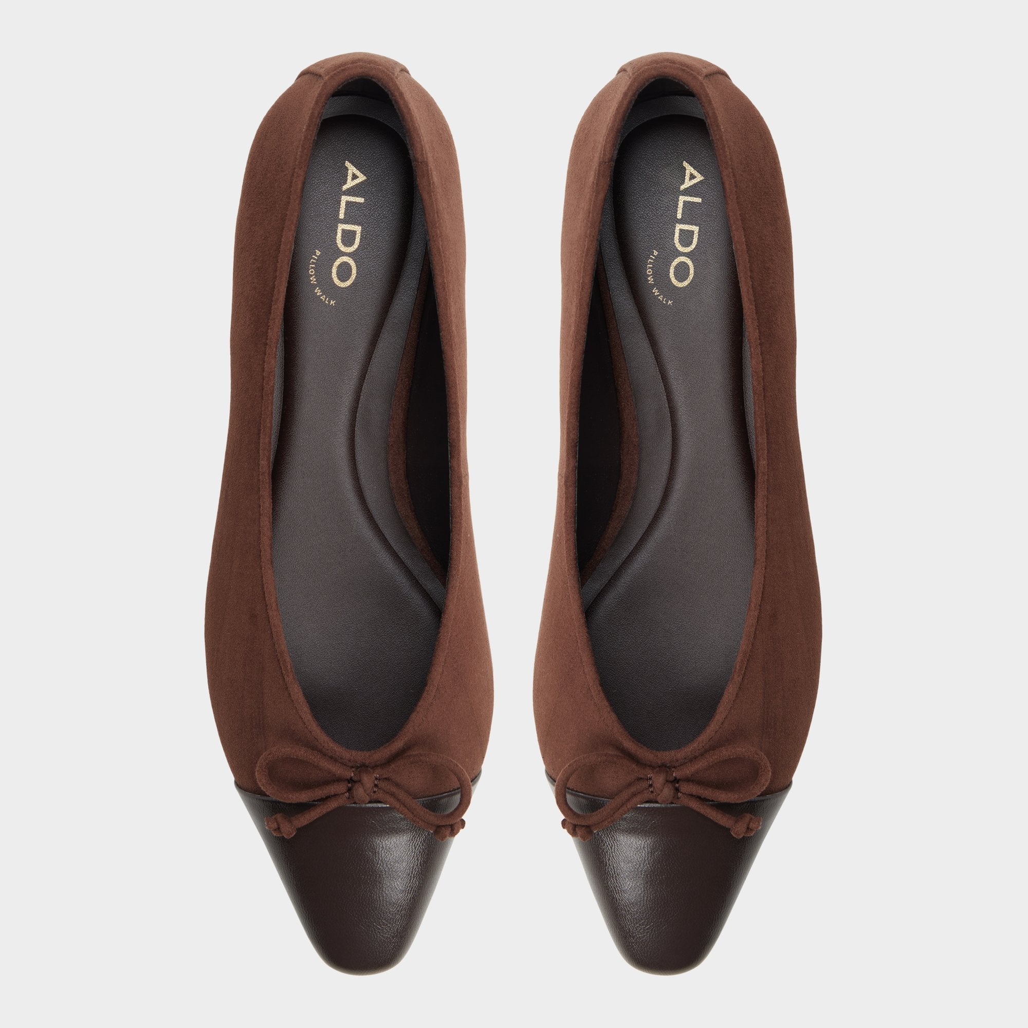 ALDO Krishlyn escarpins marron suède petit talon
