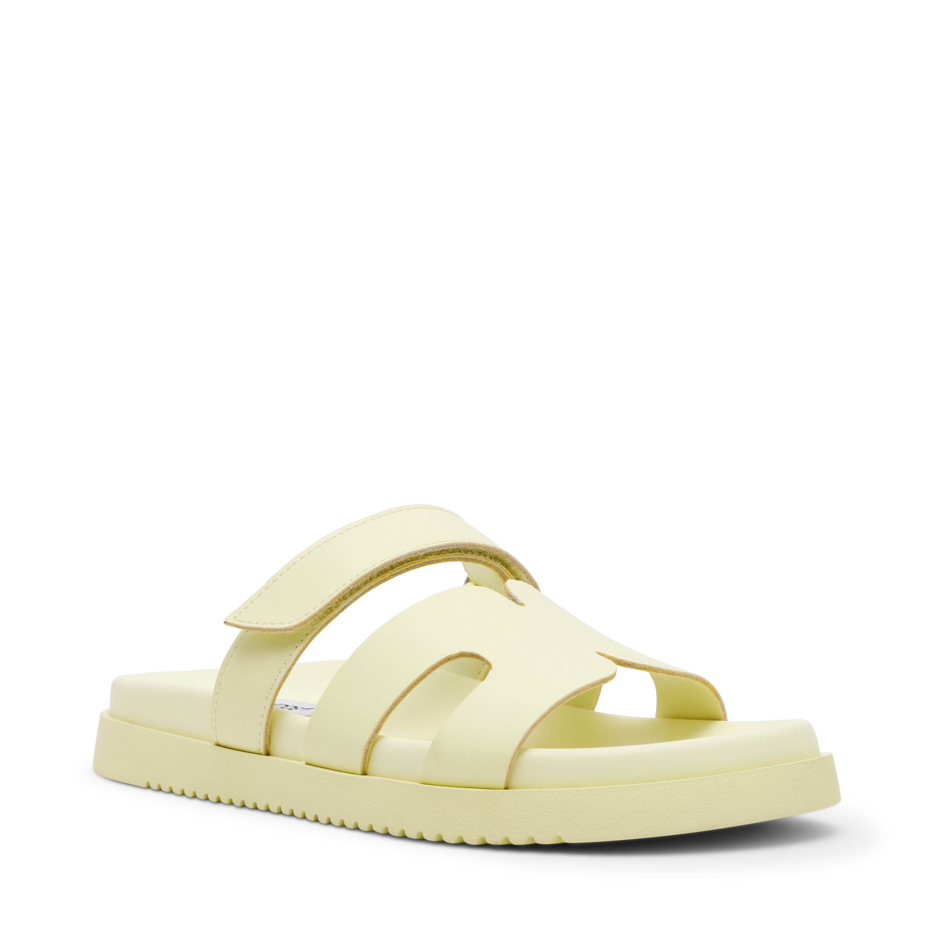 Steve Madden Missile sandale cuir jaune beurre