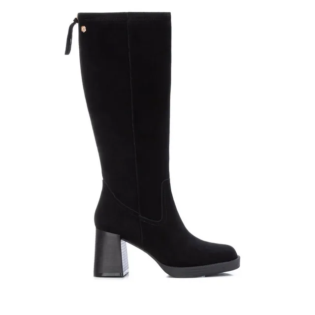 Carmela 16121701 bottes cuir noir talon 8 cm