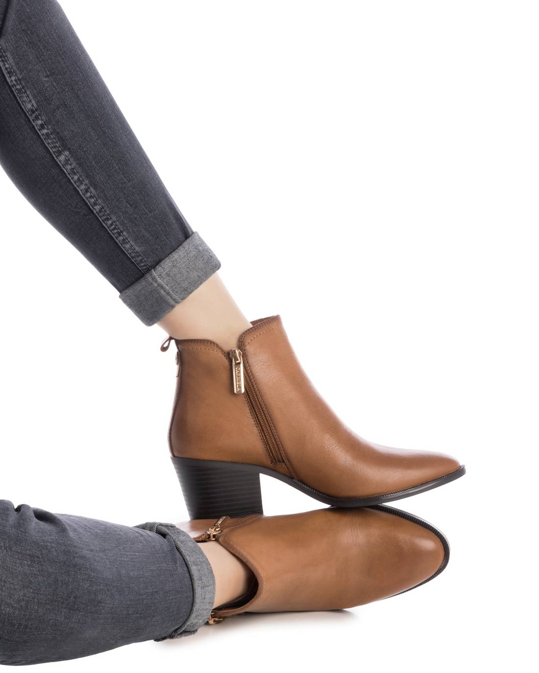 Carmela 16258502 bottines femme camel talon