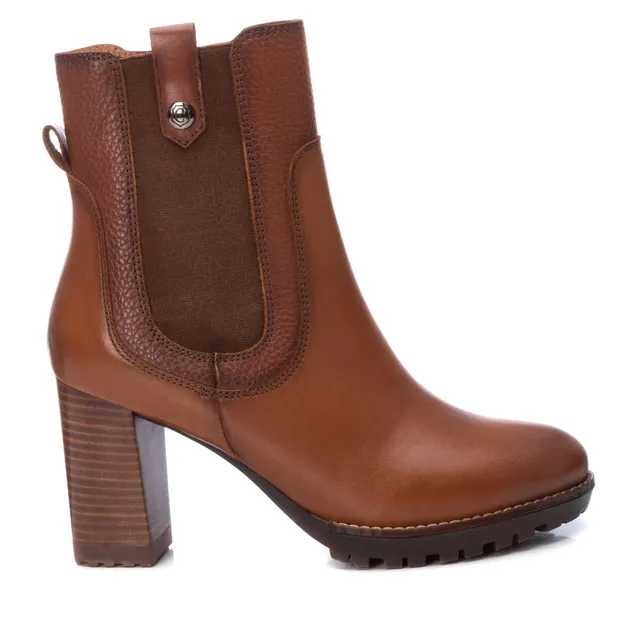 Carmela 16005202 chelsea cuir marron talon 9 cm