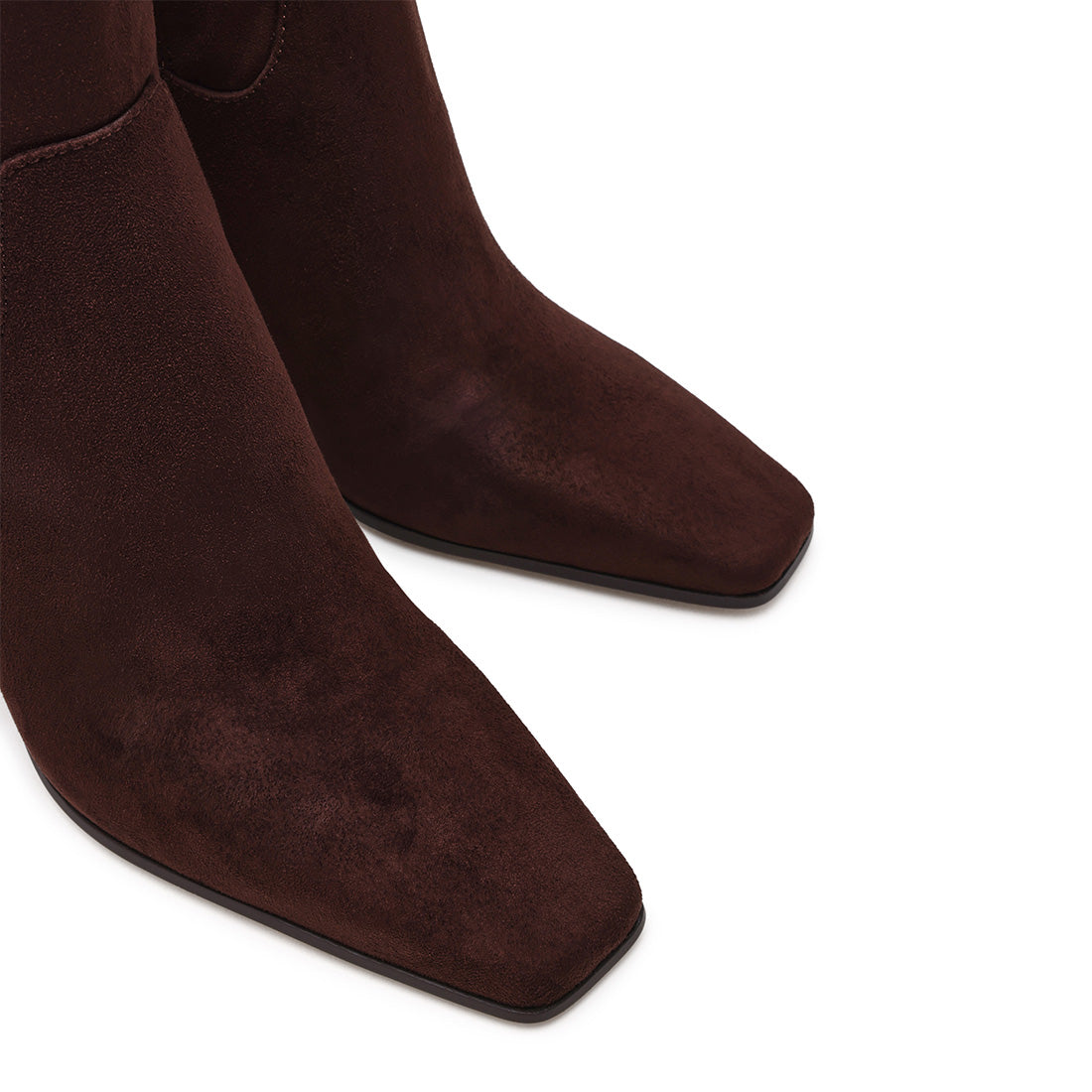 Steve Madden Fair-Play bottes marron chocolat 8,5 cm