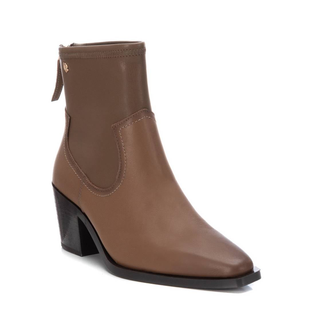 Carmela 16123003 bottines cuir marron talon moyen