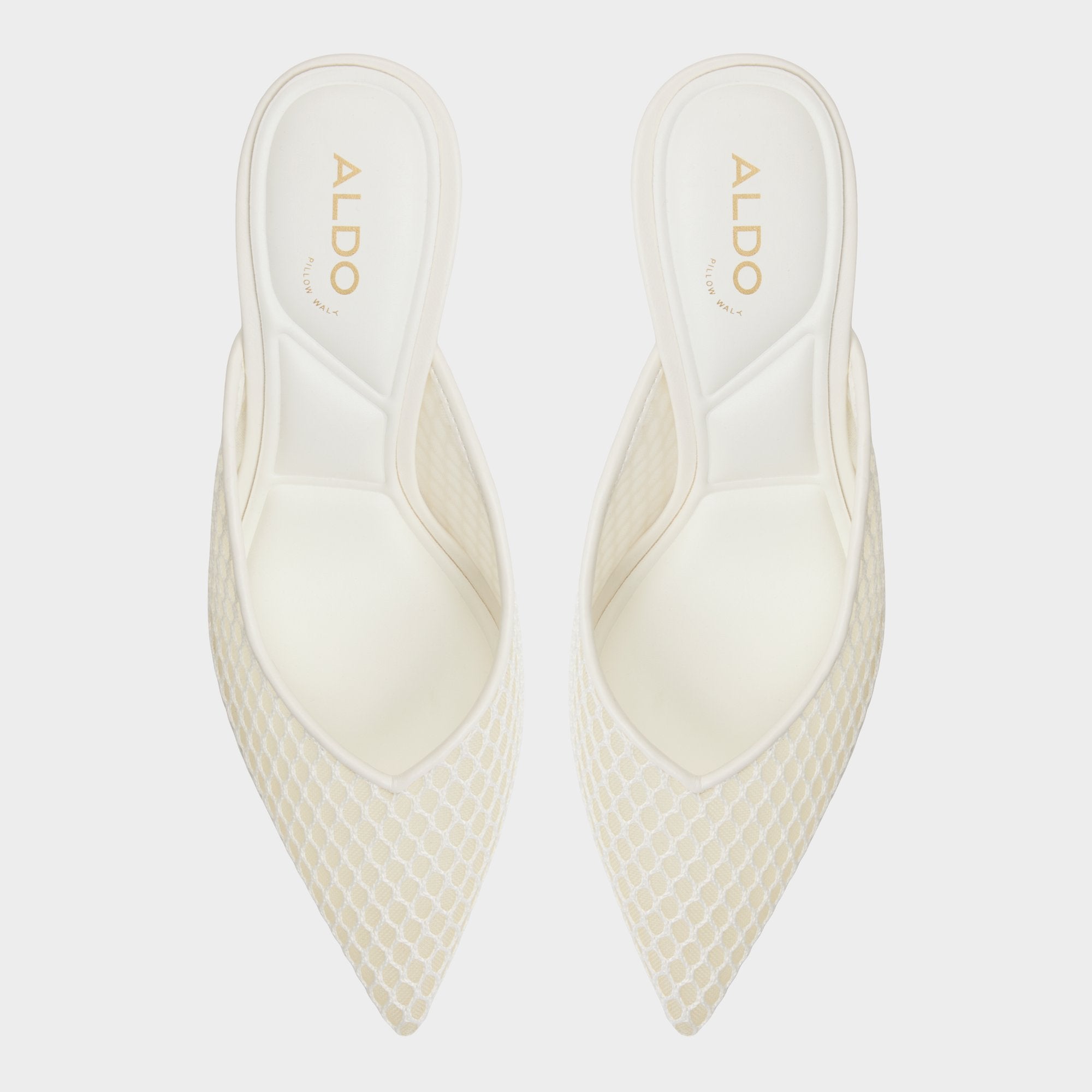 ALDO Gamilia baskets à petit talon blanches