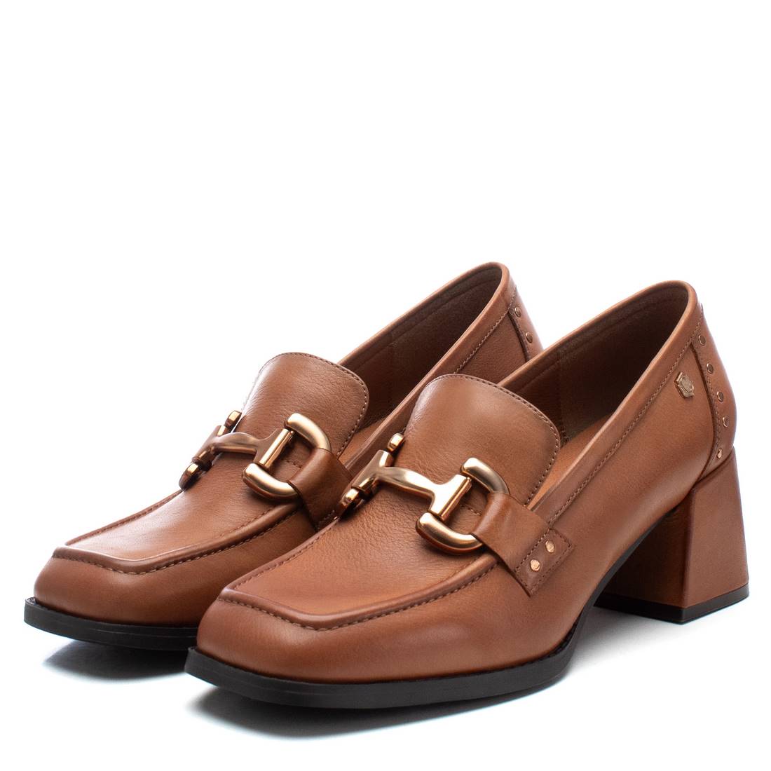 Carmela 16194102 mocassins femme marron cuir talon 6 cm