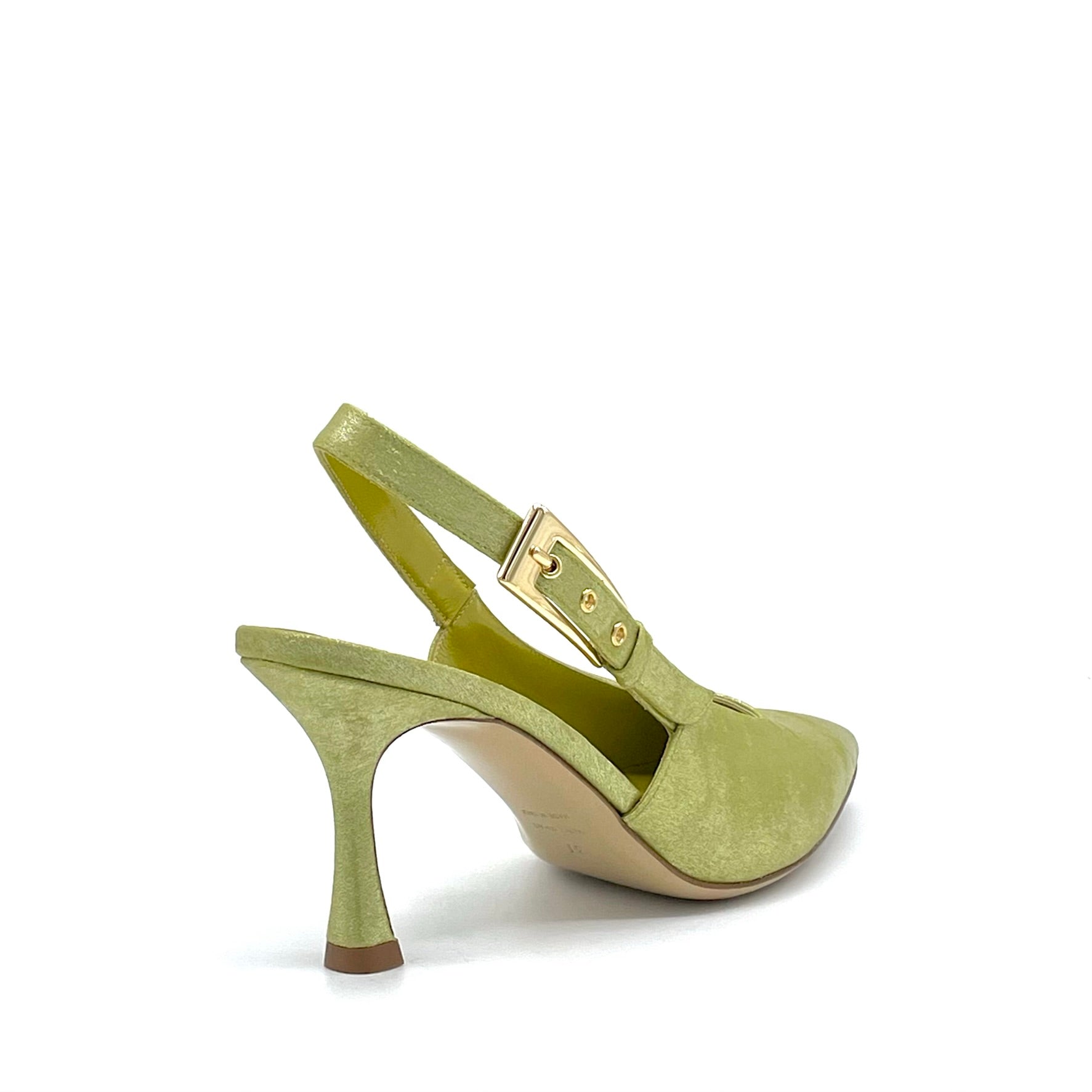 Elata 15106 slingback satin huile pointure 39 talon 7,5 cm