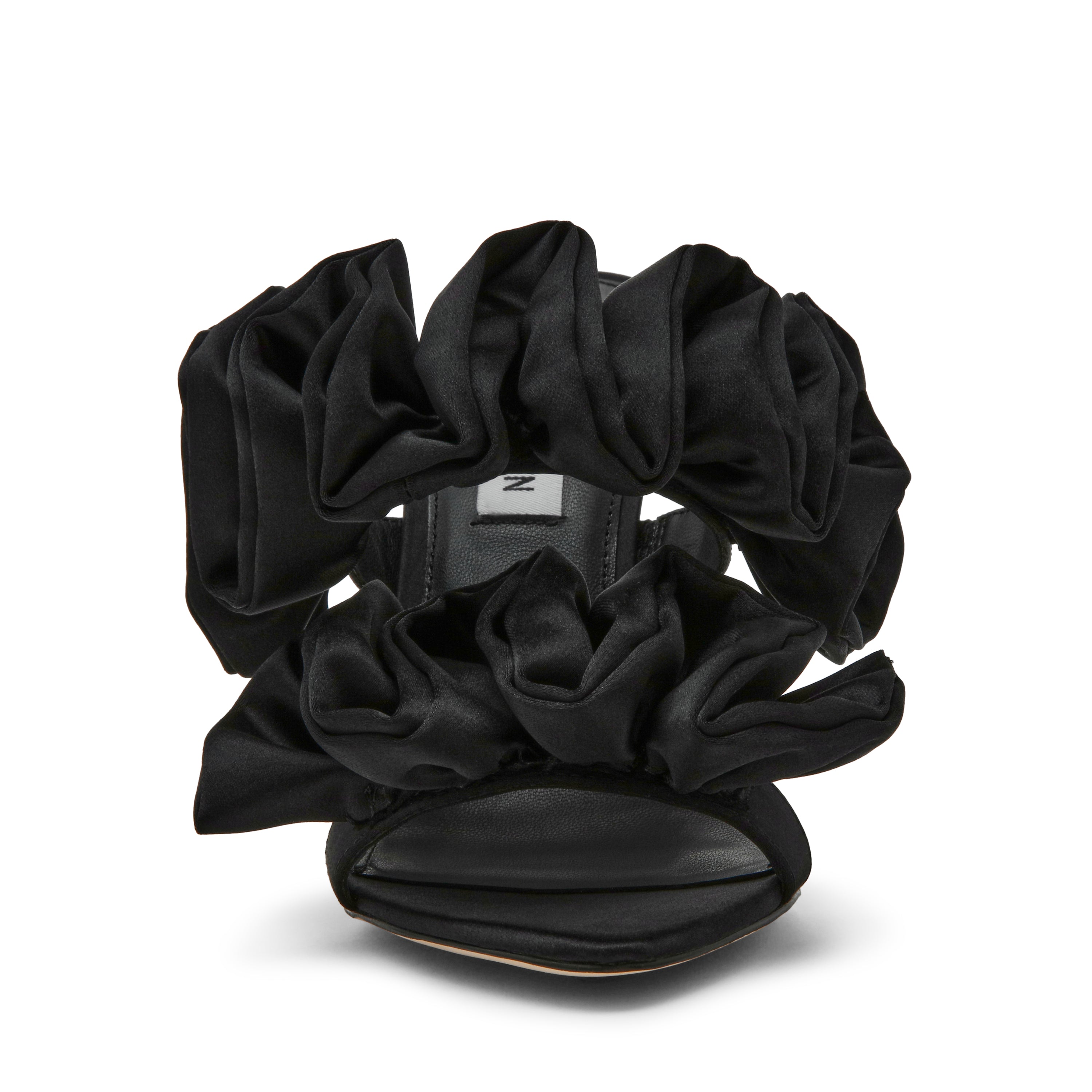 Steve Madden Aalina sandales satin noir talon 10 cm