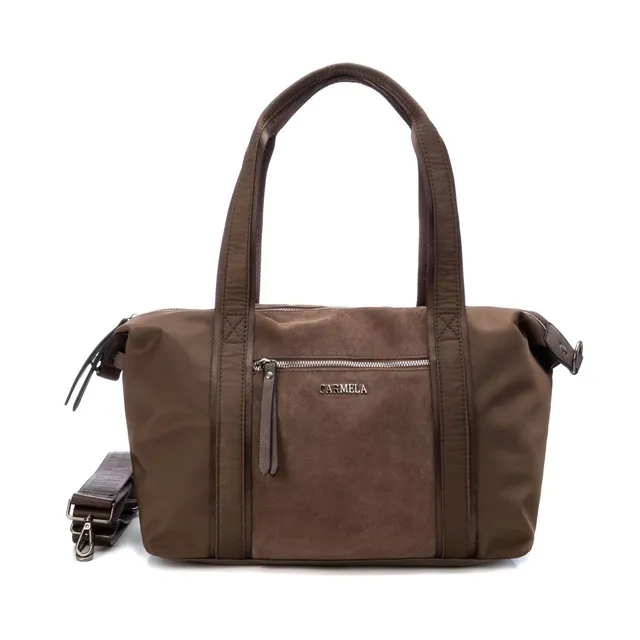 Carmela 18601903 sac marron textile et suede