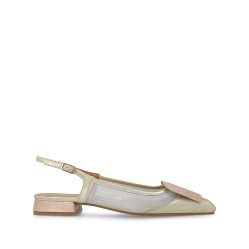 LODI BRO5264 ballerines dorées cuir véritable