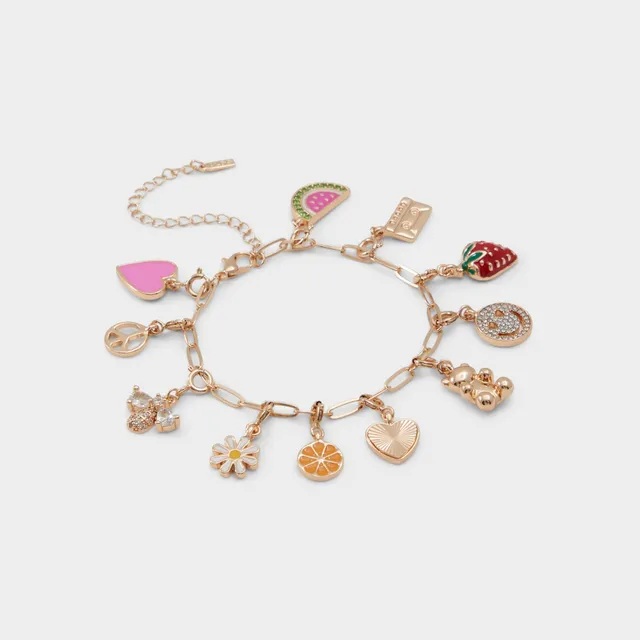 ALDO Happyvibes bracelet charms doré