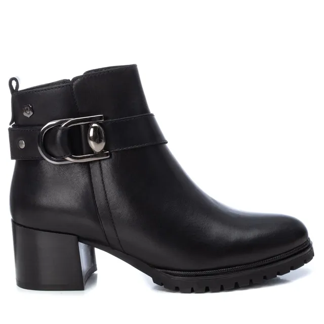 Carmela 16004501 bottines cuir noir talon 6 cm