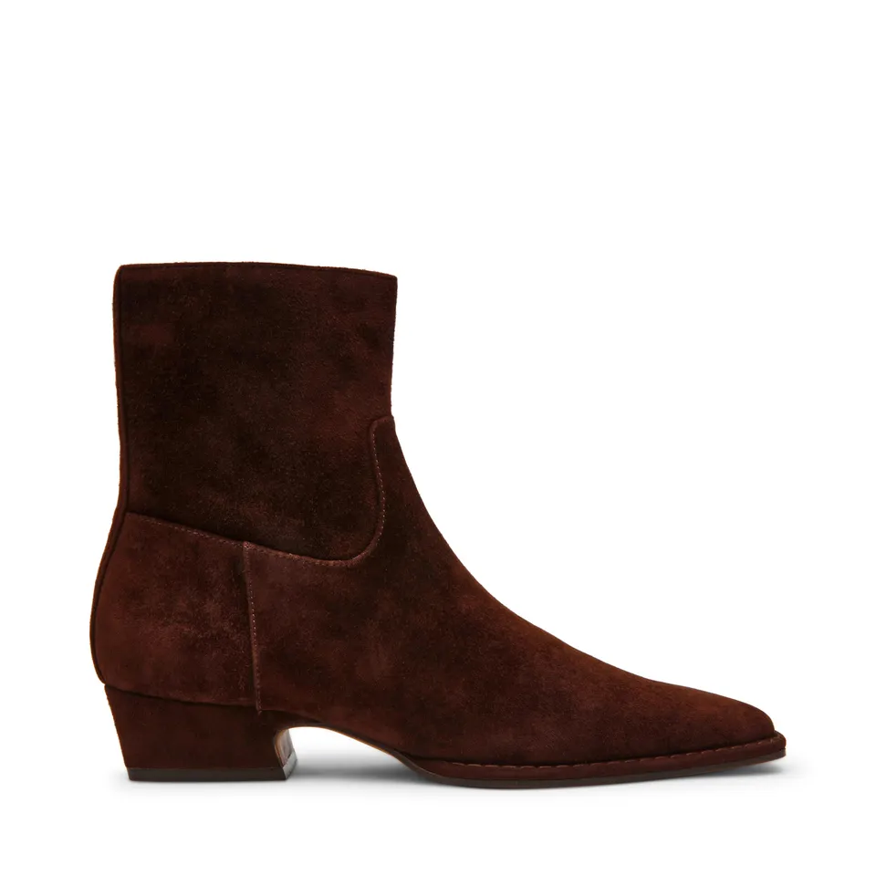 Steve Madden Define bottines marron suède zip