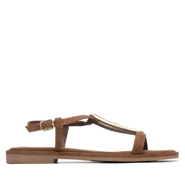 Carmela 16329001 sandales femme camel cuir