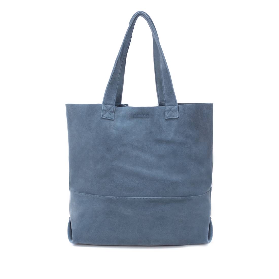 Carmela 18603101 sac épaule suède bleu 35 cm