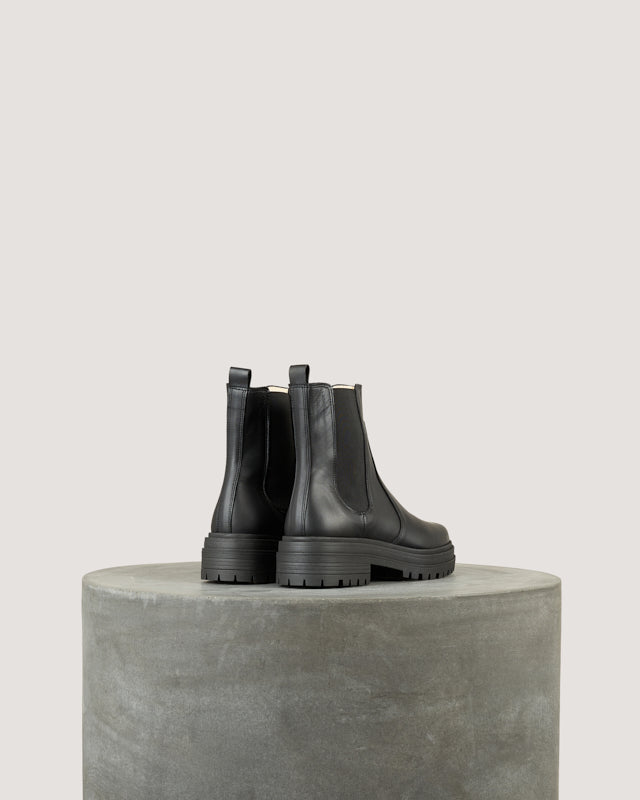 Tila March SASHA bottine cuir noir semelle 3 cm