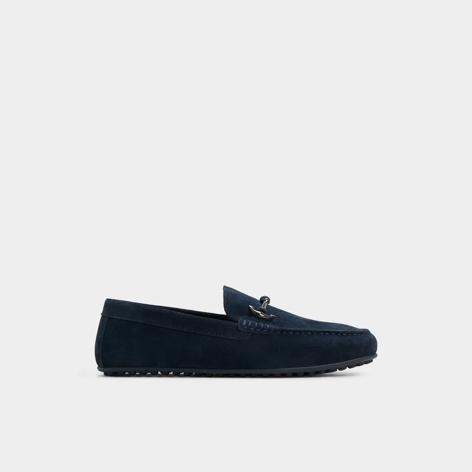 ALDO Wilbart mocassin homme daim bleu
