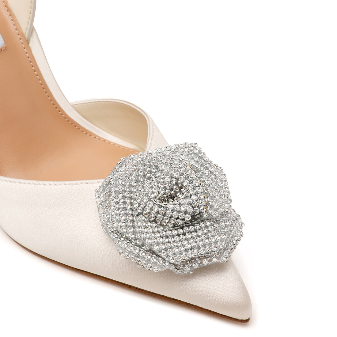 Steve Madden Lysandra sandales talons satin ivoire