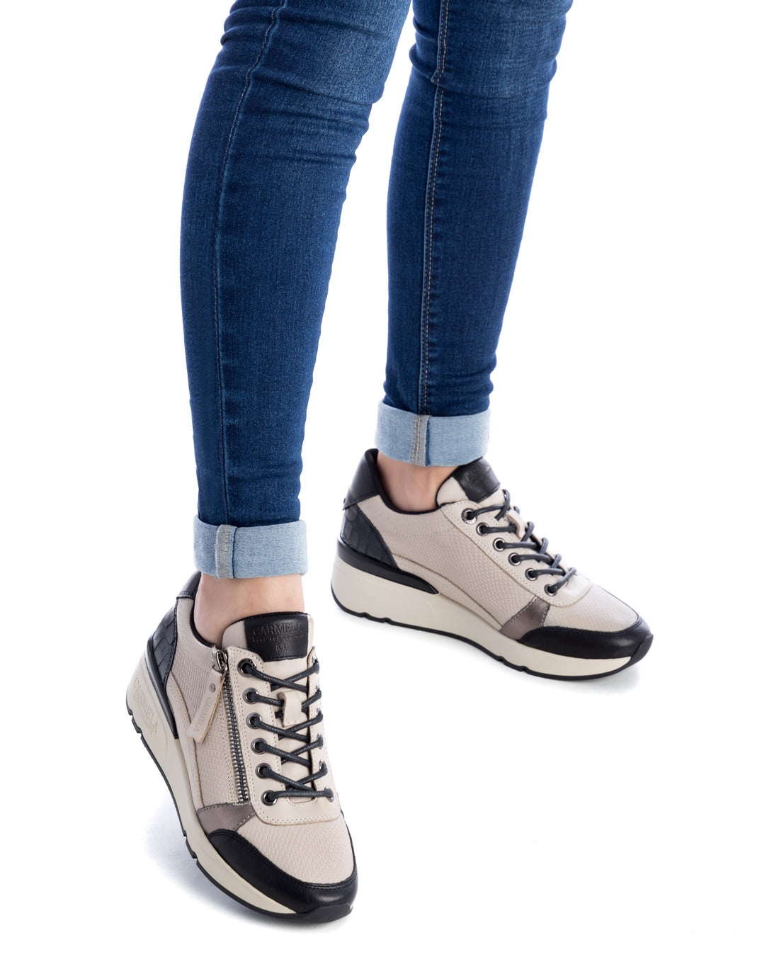 Carmela 16018205 sneakers gris cuir pointure 35-41