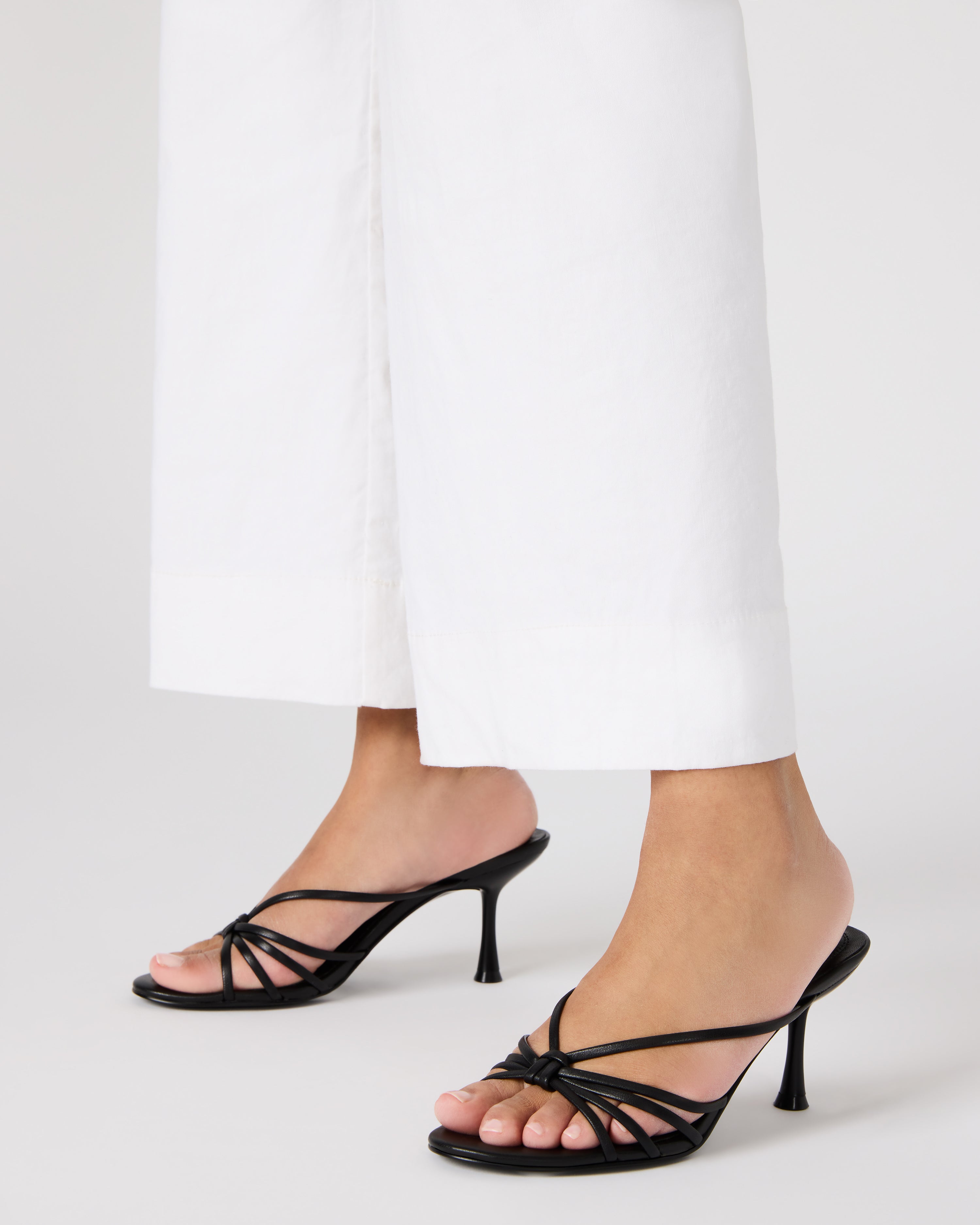 Steve Madden Edna sandales cuir noir talon 8 cm