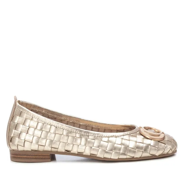 Carmela 16216905 ballerine femme dorée cuir véritable