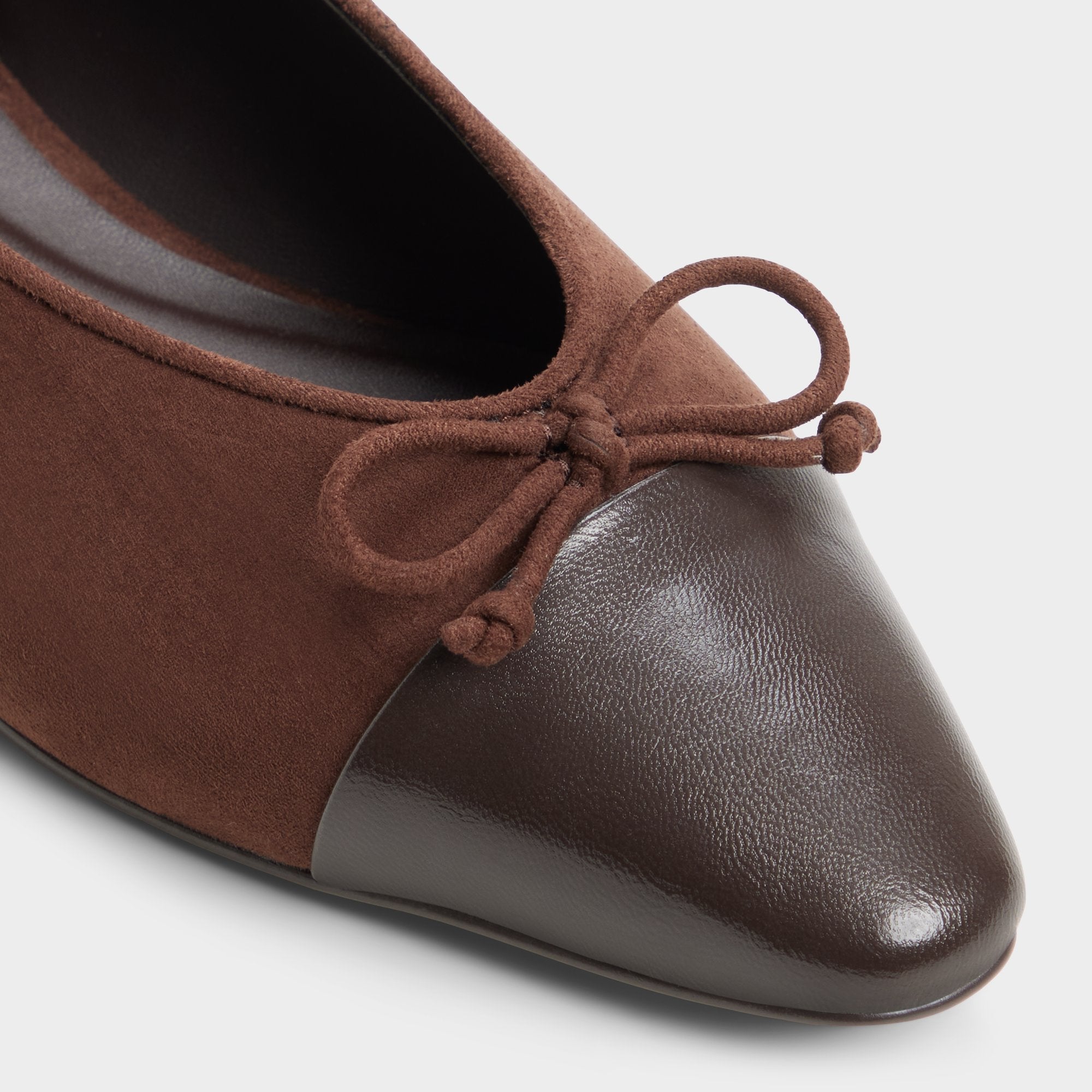 ALDO Krishlyn escarpins marron suède petit talon