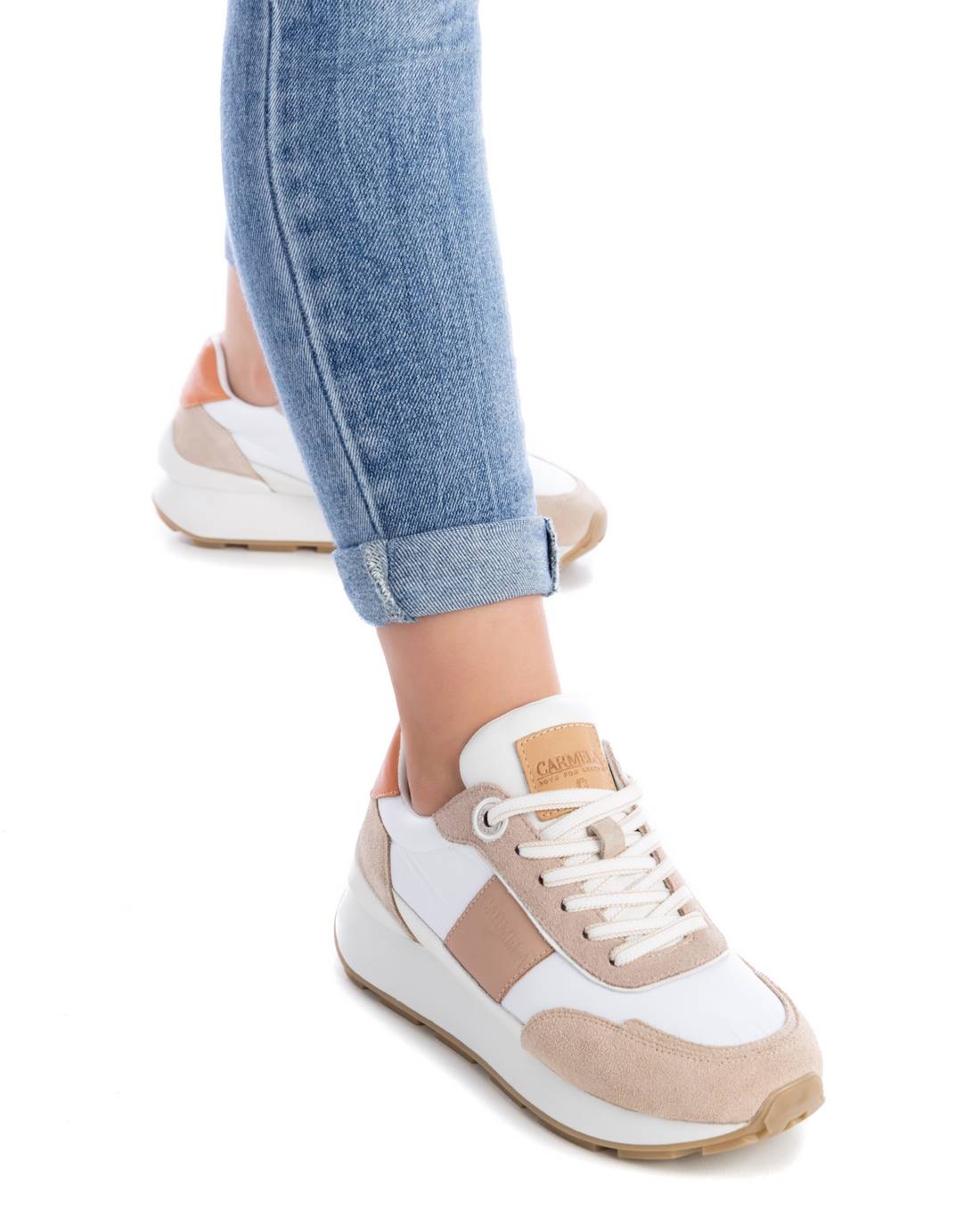 Carmela 16056001 sneakers femme marron cuir lacets