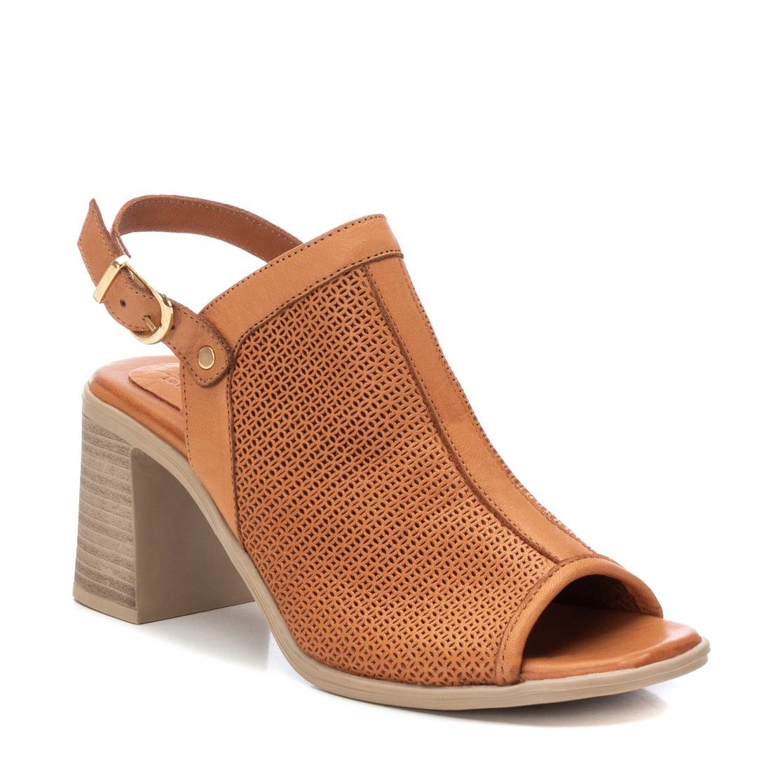 Carmela 16159701 sandale à talon cuir marron