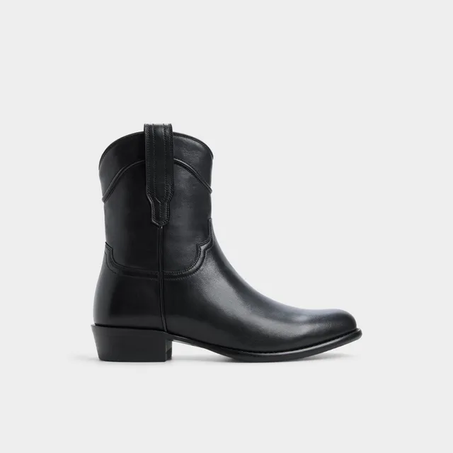 ALDO Wylie bottes western homme cuir noir
