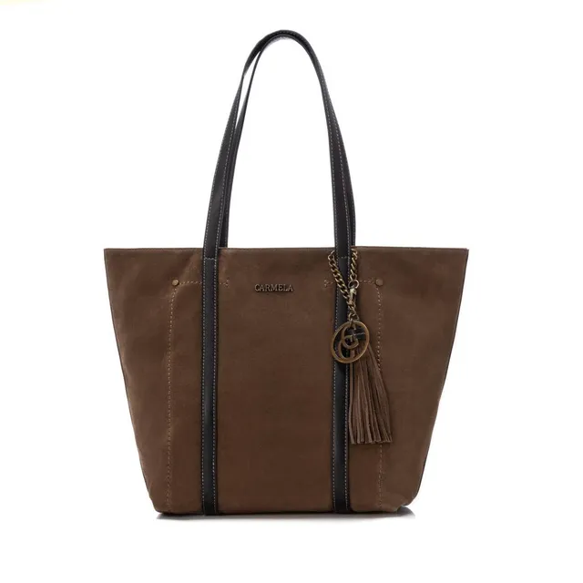 Carmela 18612602 grand sac épaule marron serraje