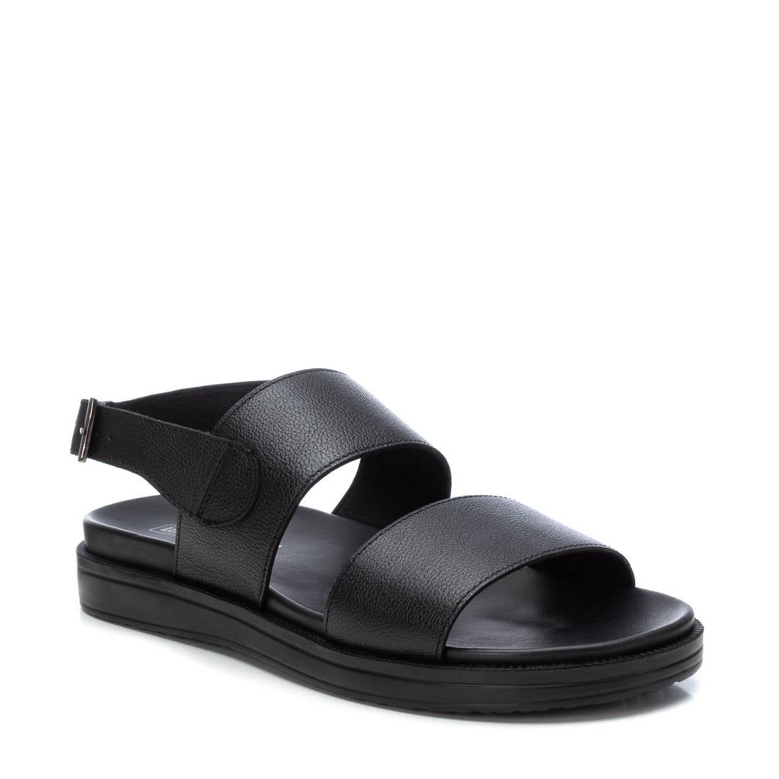 Carmela 16082101 sandales homme noires cuir boucles