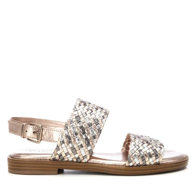 Carmela 16219704 sandale nude cuir plat