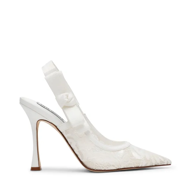 Steve Madden Brylie-L escarpins dentelle blanche mariée