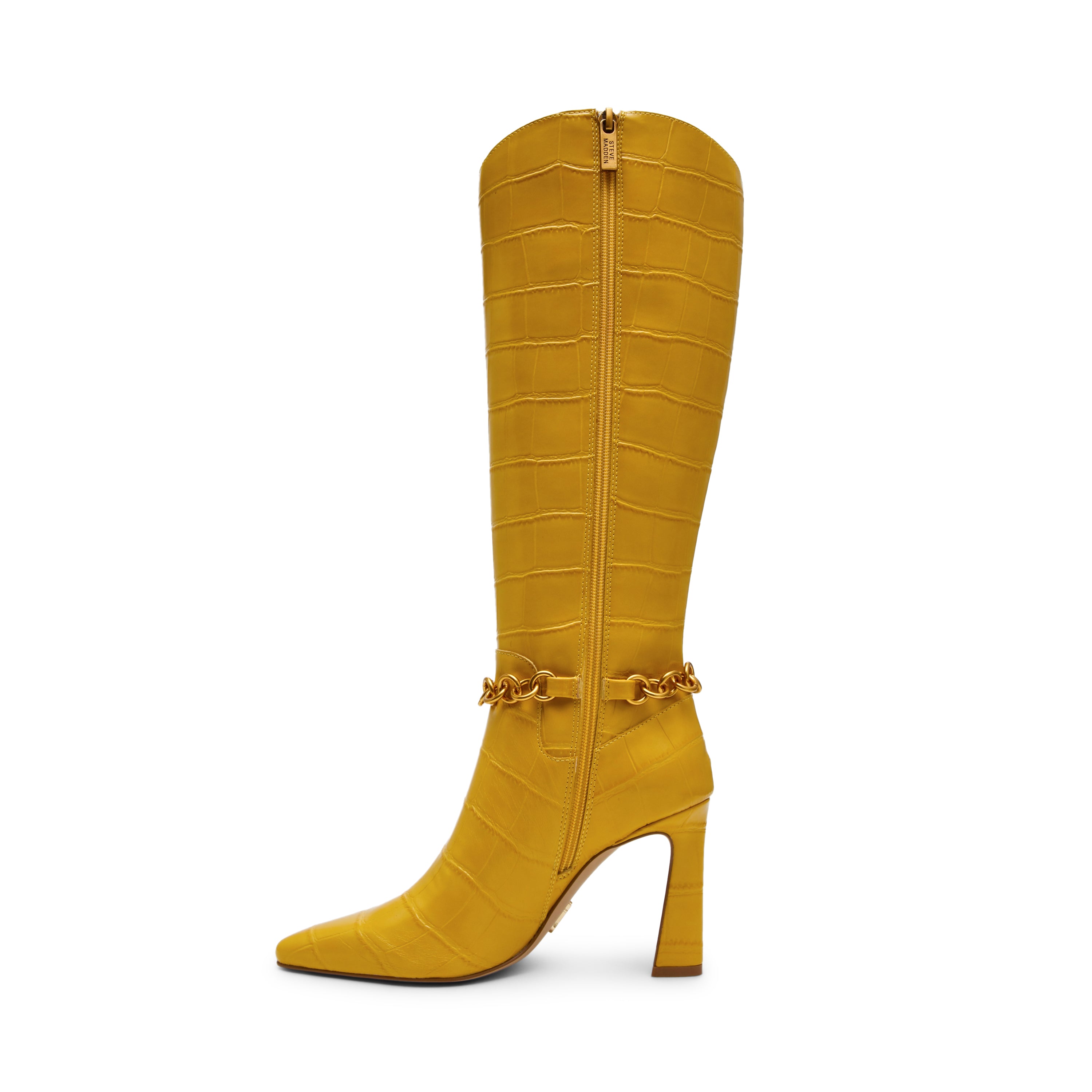 Steve Madden Skorcher Boot bottes jaune croco 8,5cm