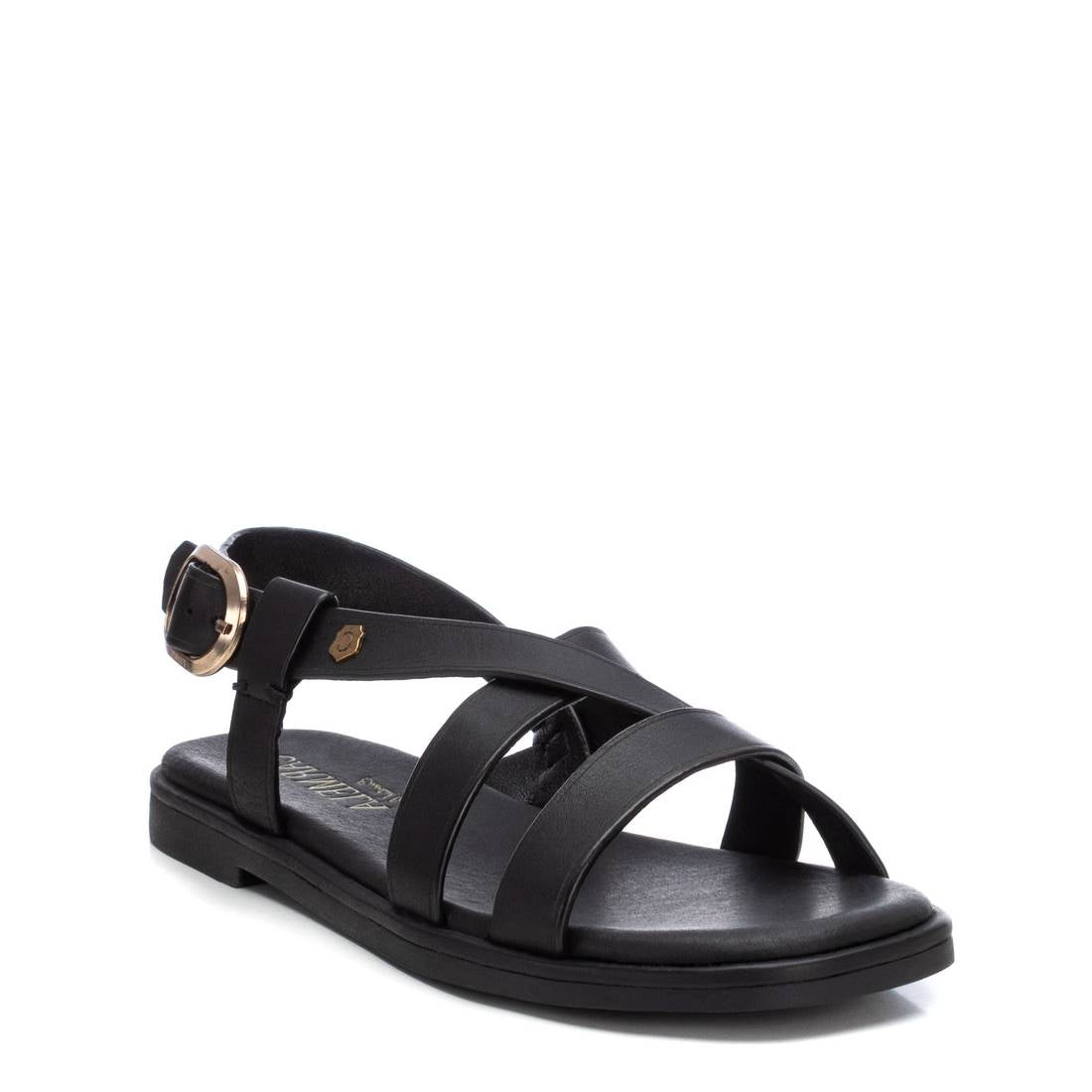 Carmela 16139904 sandale cuir noir à bride