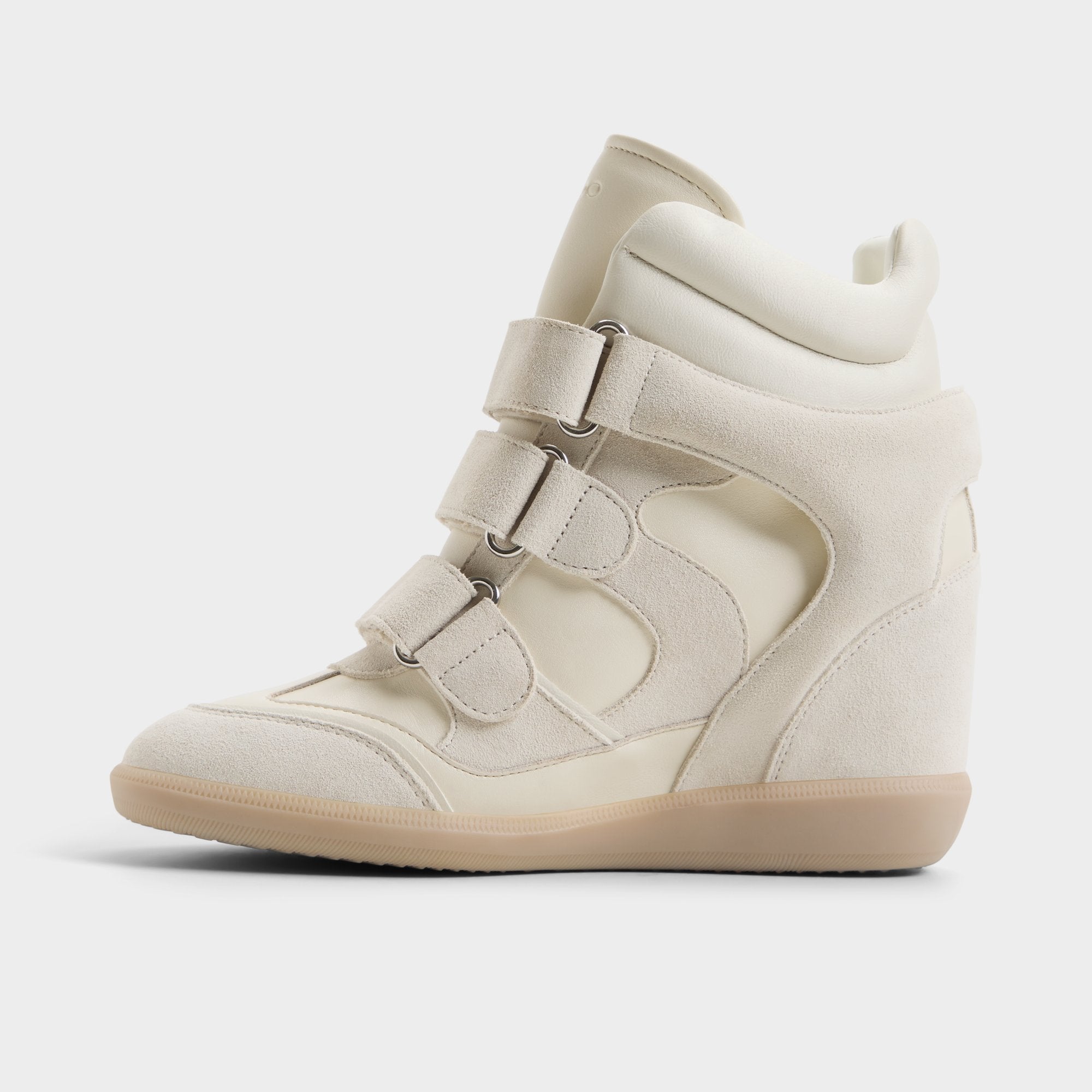 ALDO Belissa baskets montantes femme blanc cassé scratch