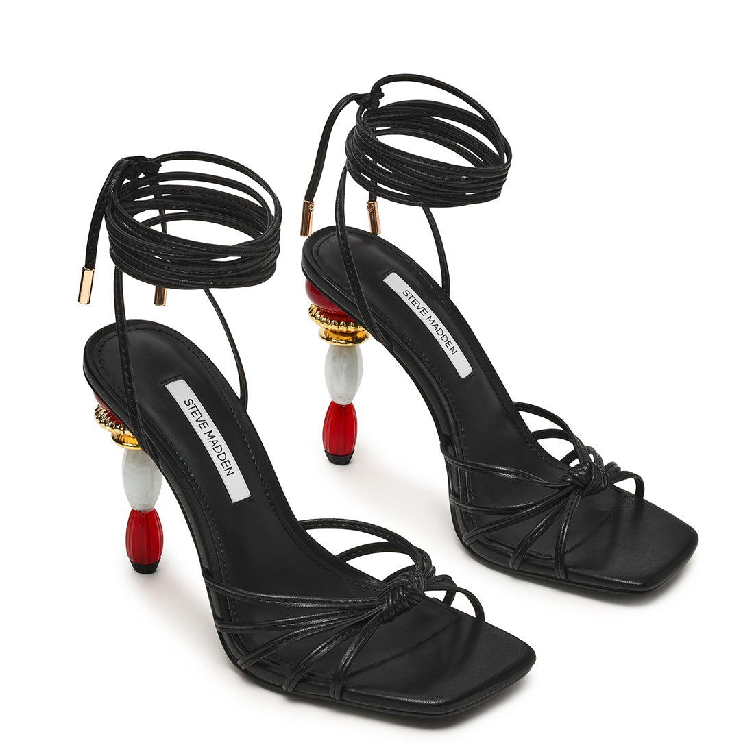 Steve Madden Solena sandale à talon noir 8 cm