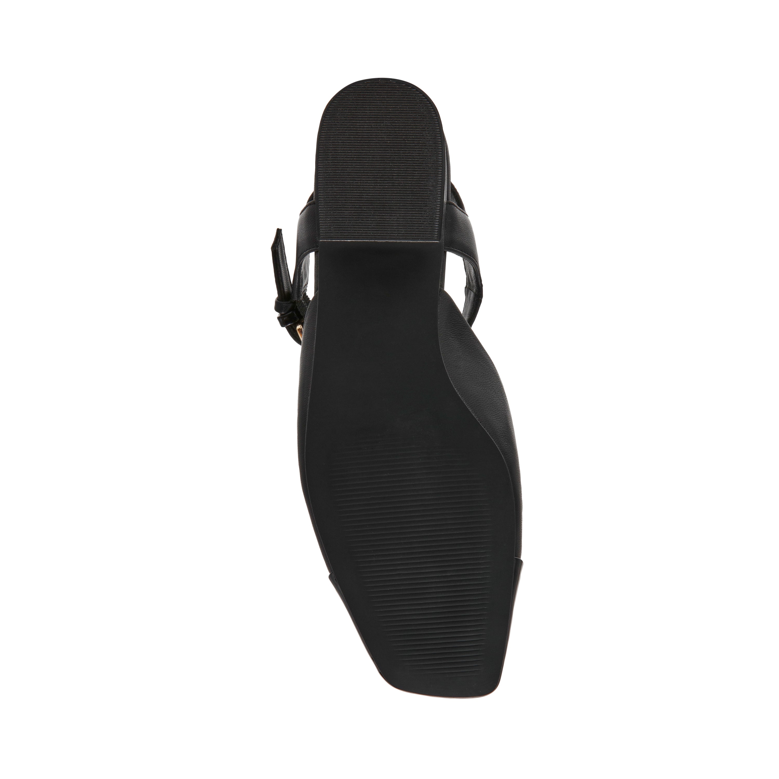 Steve Madden Novie ballerines cuir noir boucle talon 3 cm